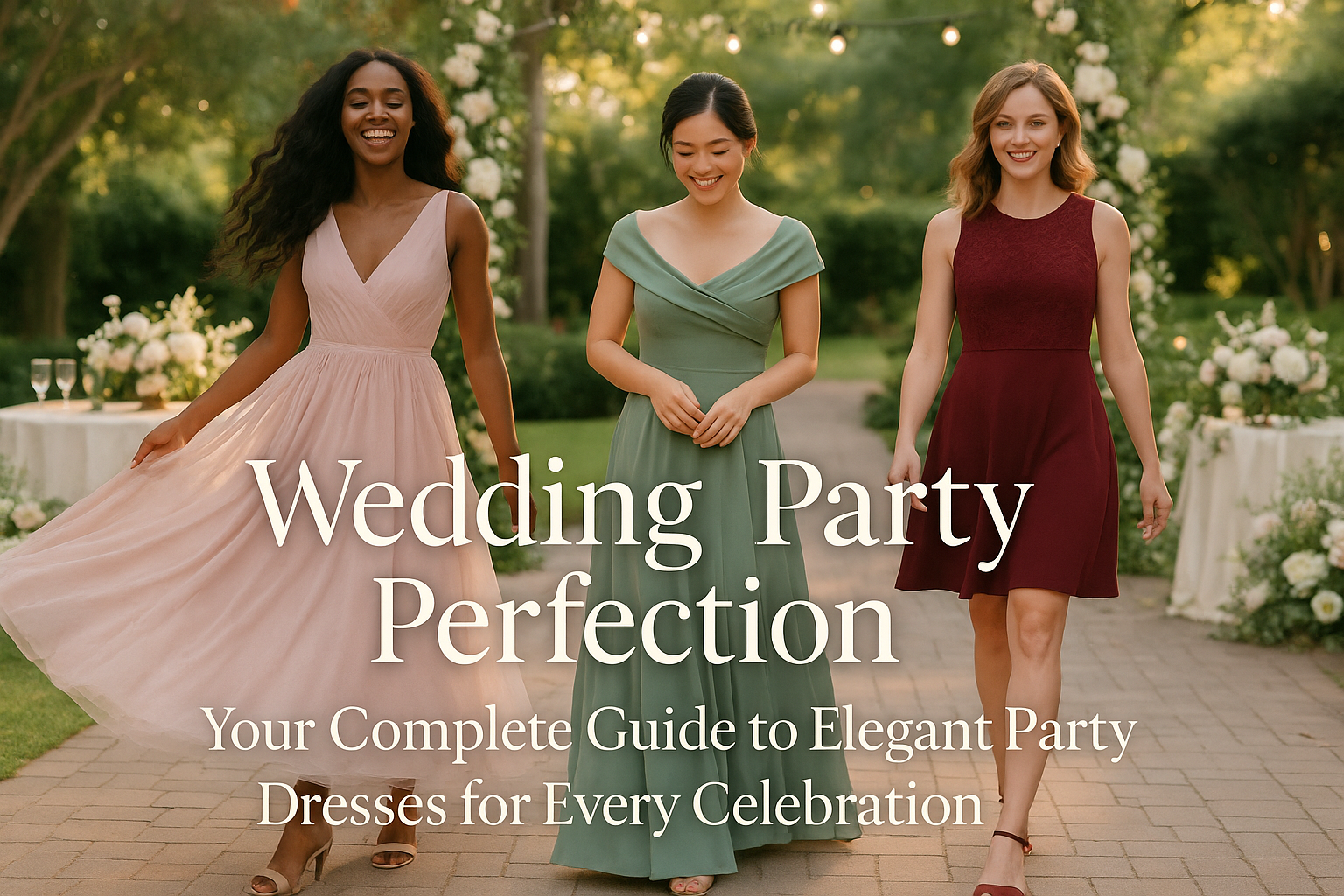 Wedding Party Perfection: Your Complete Guide to Elegant Party Dresses for Every Celebration
