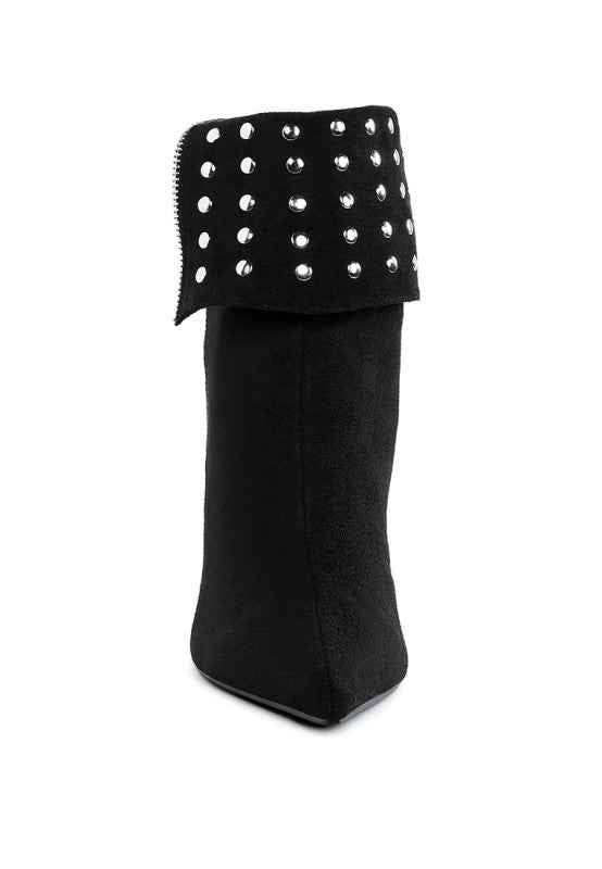 Kolara Studded Foldover Boots
