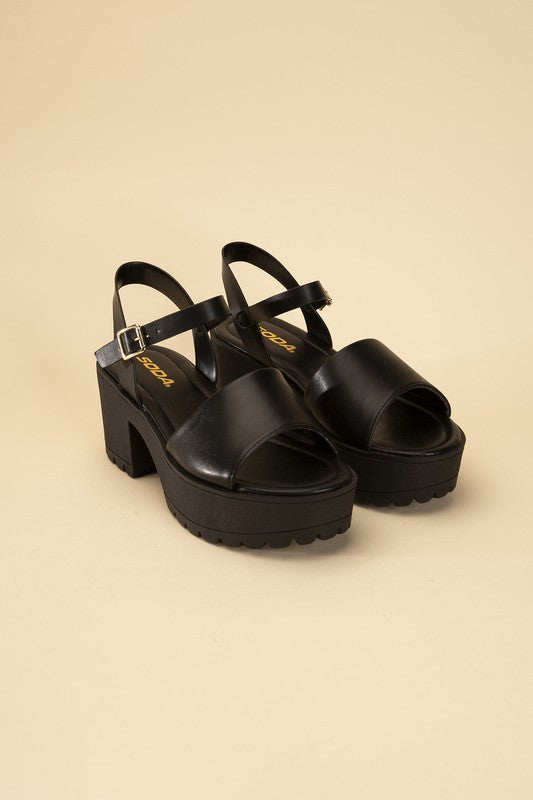 Ankle Strap Platform 2.8" Heel Sandals