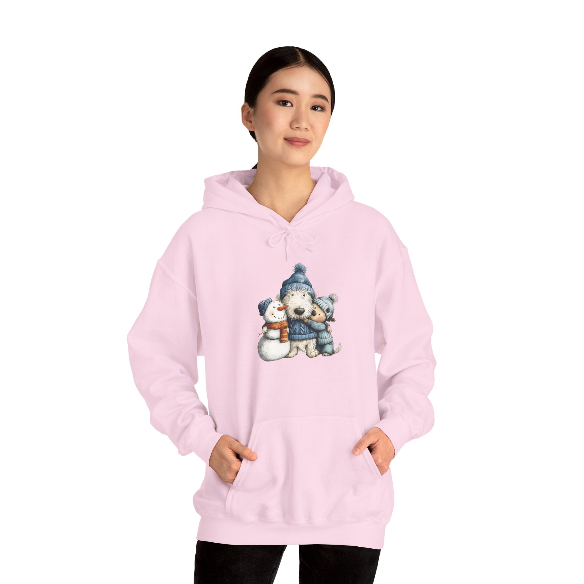 Snowman Puppy Hoodie - Adorable Winter Dog Sweatshirt