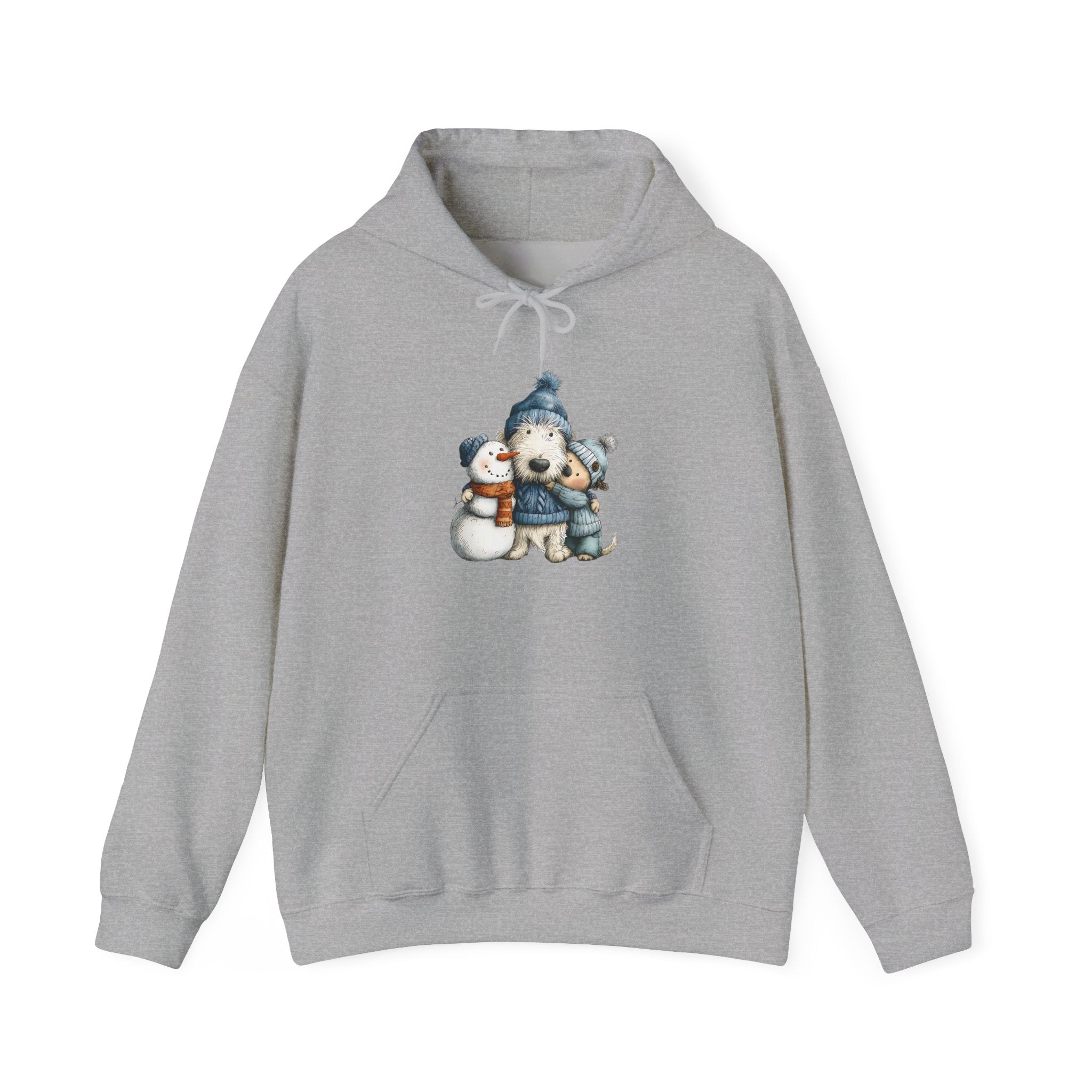 Snowman Puppy Hoodie - Adorable Winter Dog Sweatshirt