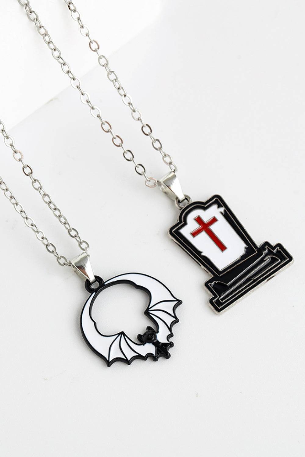 Two-Piece Halloween Theme Necklace Set - Fashions Envy