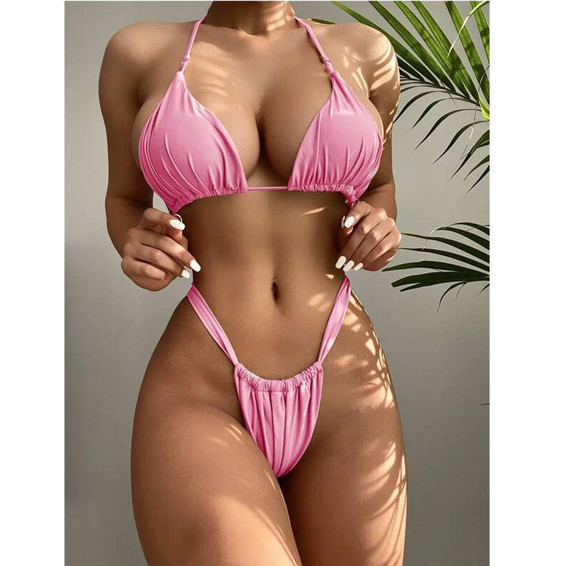 Split Bikini Set - Two-Piece Swimsuit