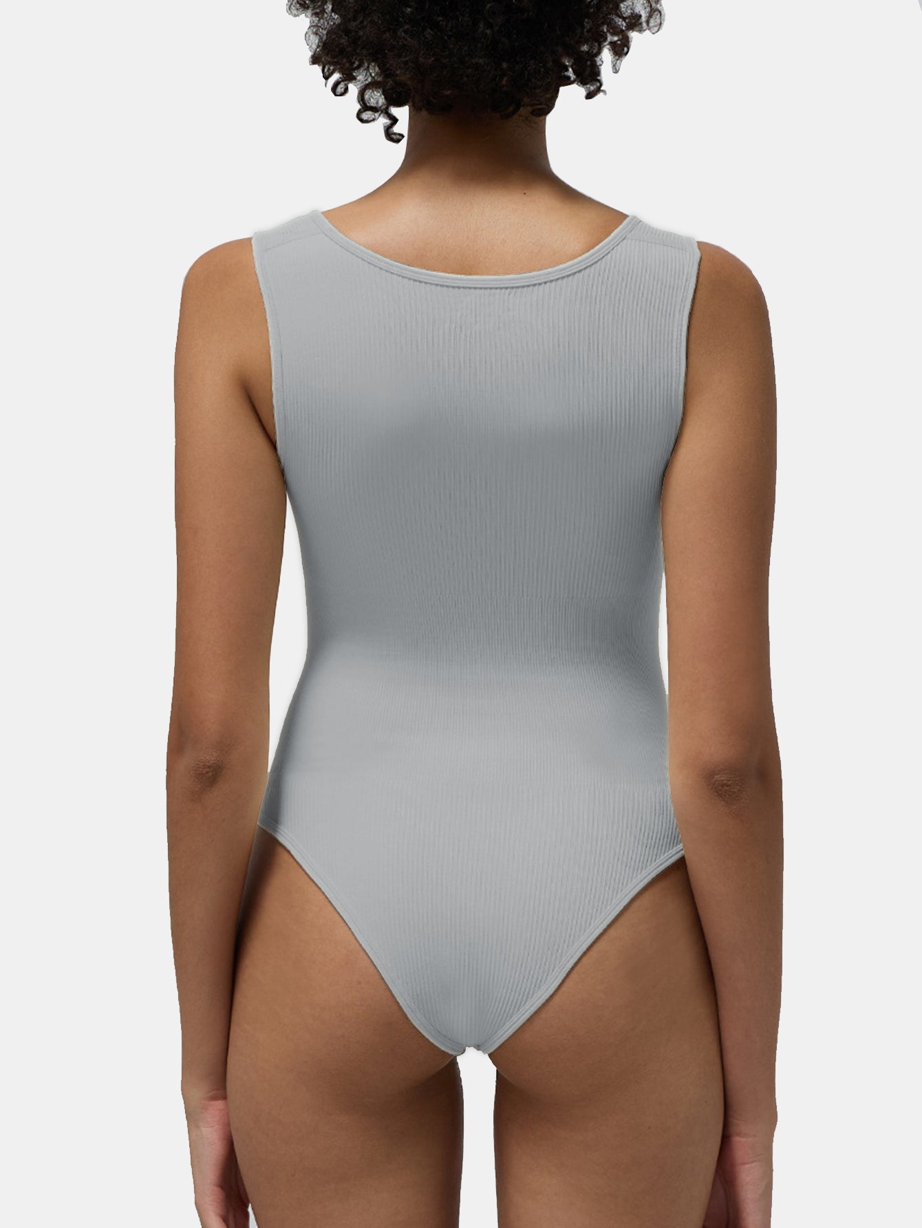 Sculpted Fit Bodysuit - Square Neck Yoga Activewear