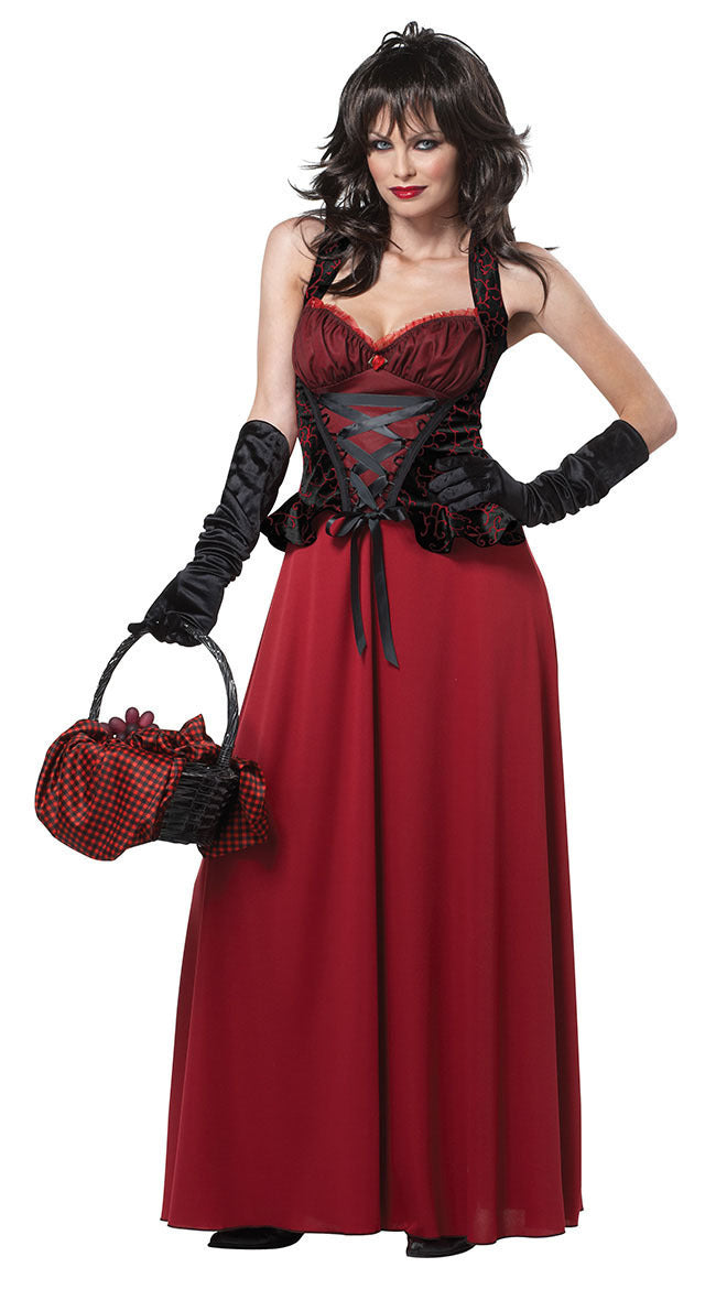 Red Riding Hood Costume - Halloween Outfit with Cape