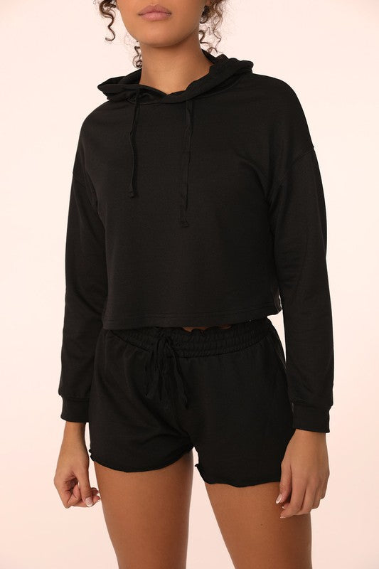 Loungewear French Terry Cropped Hoodie