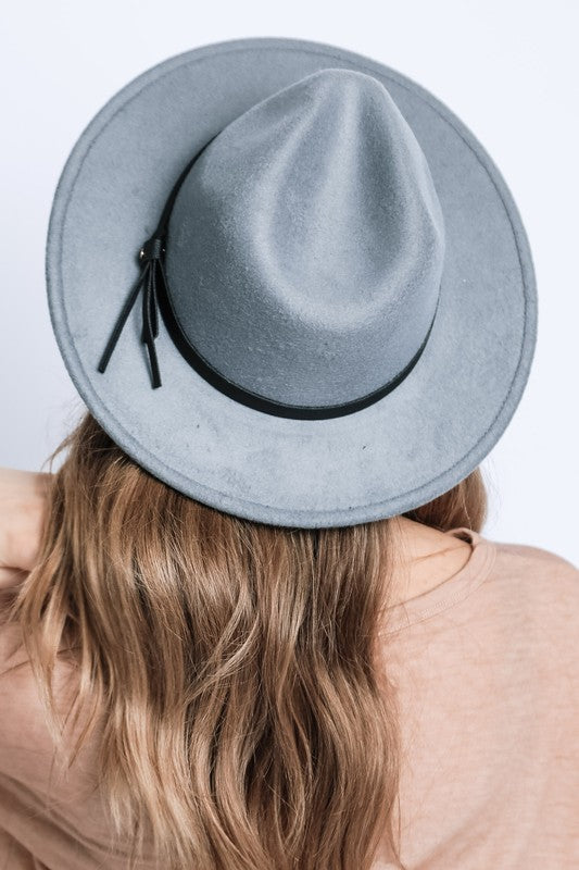 Panama Style Wide Brim Classic Felt Fedora