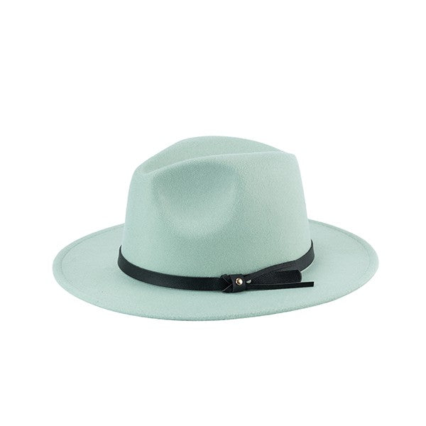 Panama Style Wide Brim Classic Felt Fedora
