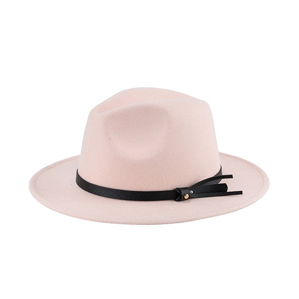 Panama Style Wide Brim Classic Felt Fedora