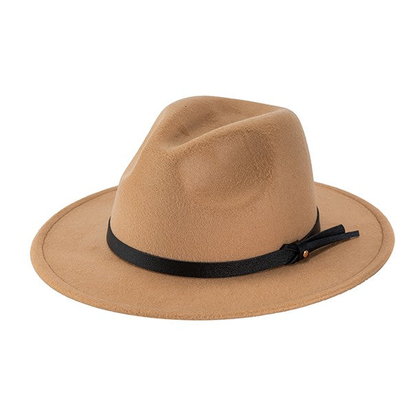 Panama Style Wide Brim Classic Felt Fedora
