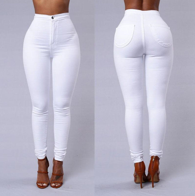 Women's Tight Legging Style Thin Waist Stretch Pencil Pants