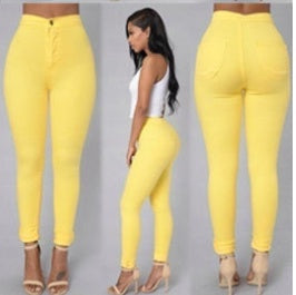 Women's Tight Legging Style Thin Waist Stretch Pencil Pants