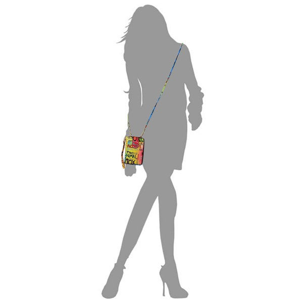 Graffiti Cell Phone Case Crossbody Wallet Wristlet