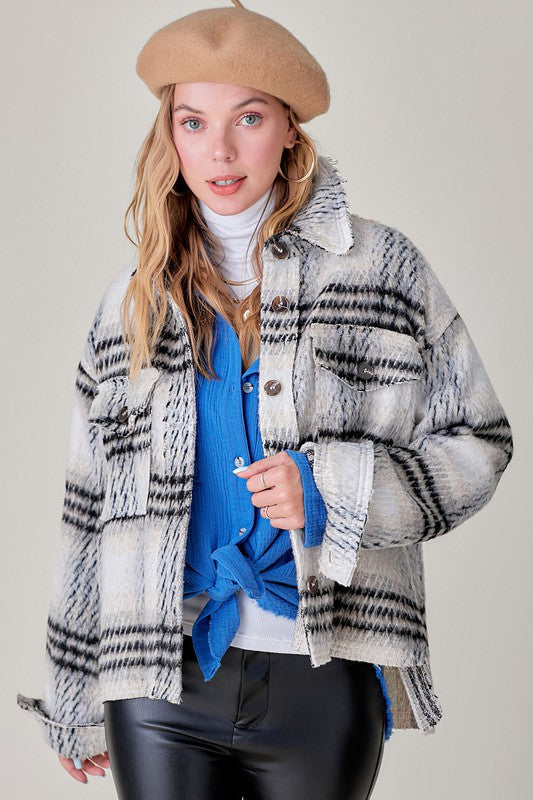 Oversized Versatile Patterned Madelyn Jacket