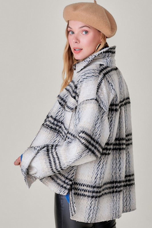Oversized Versatile Patterned Madelyn Jacket