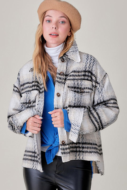 Oversized Versatile Patterned Madelyn Jacket