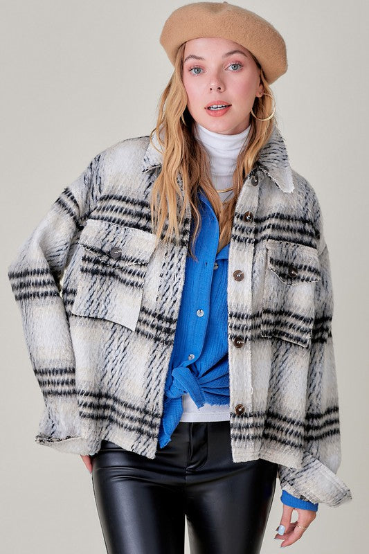 Oversized Versatile Patterned Madelyn Jacket