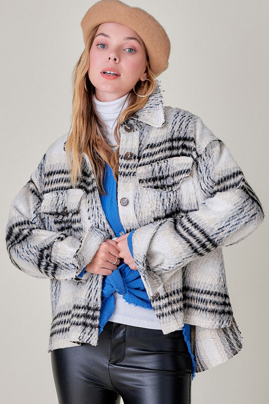 Oversized Versatile Patterned Madelyn Jacket