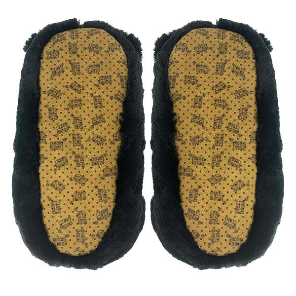 Panda Hugs - Womens Fluffy House Slippers Shoes
