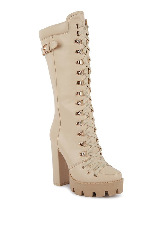 Magnolia Cushion Collared Side Zipper Biker Boot