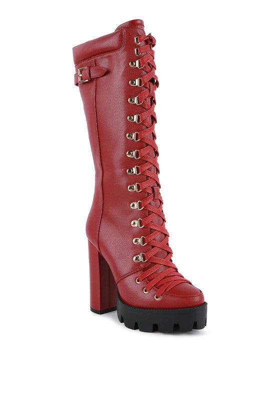 Magnolia Cushion Collared Side Zipper Biker Boot