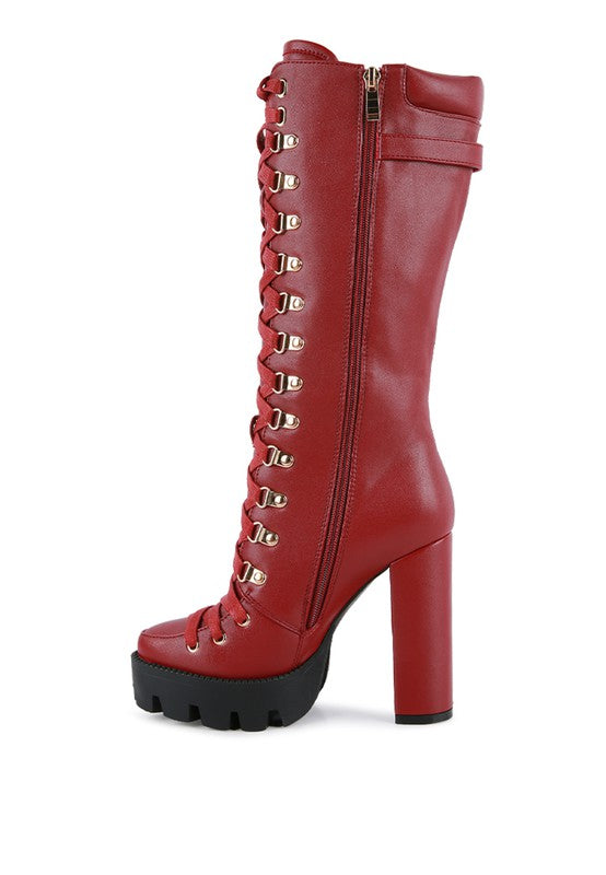 Magnolia Cushion Collared Side Zipper Biker Boot