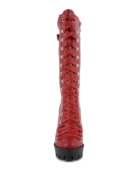 Magnolia Cushion Collared Side Zipper Biker Boot