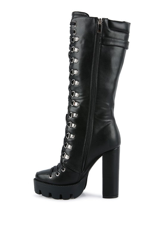 Magnolia Cushion Collared Side Zipper Biker Boot