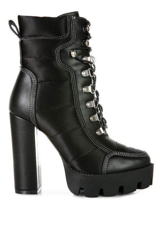 Scotch Side Zipper Opening Ankle Boots