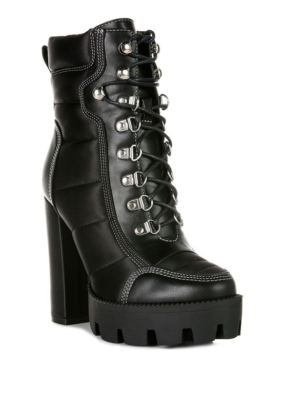 Scotch Side Zipper Opening Ankle Boots