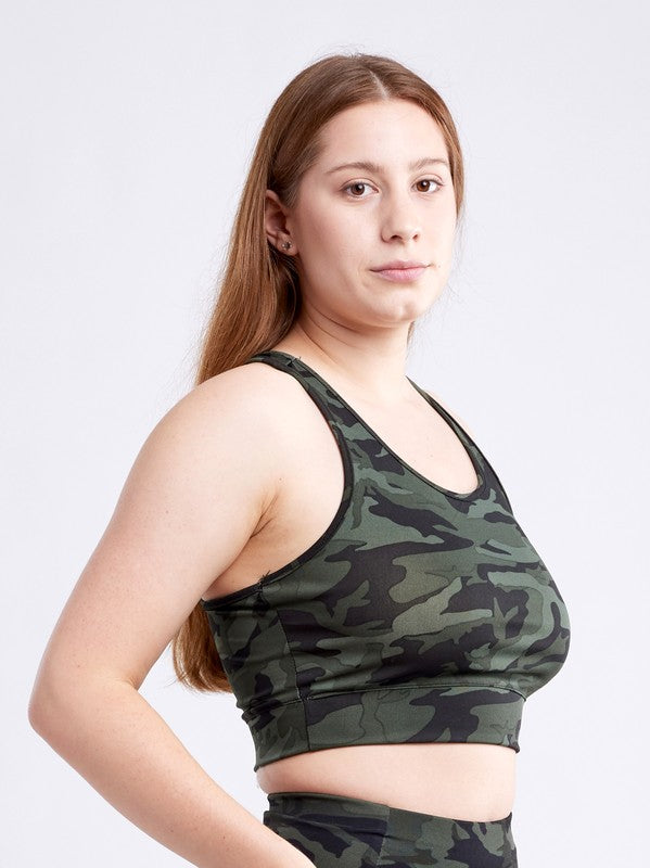 Activewear Racerback Lightweight Crop Tank Top
