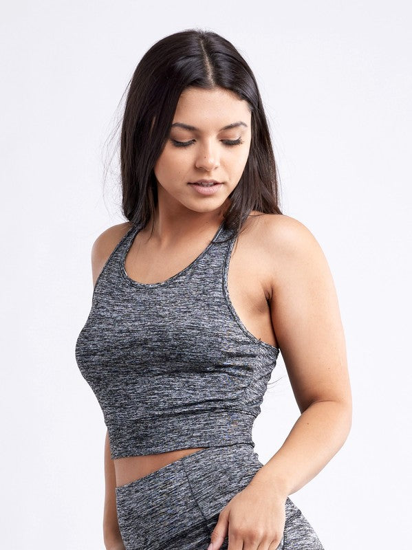 Activewear Racerback Lightweight Crop Tank Top