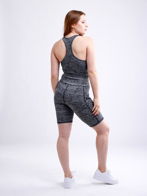 Activewear Racerback Lightweight Crop Tank Top