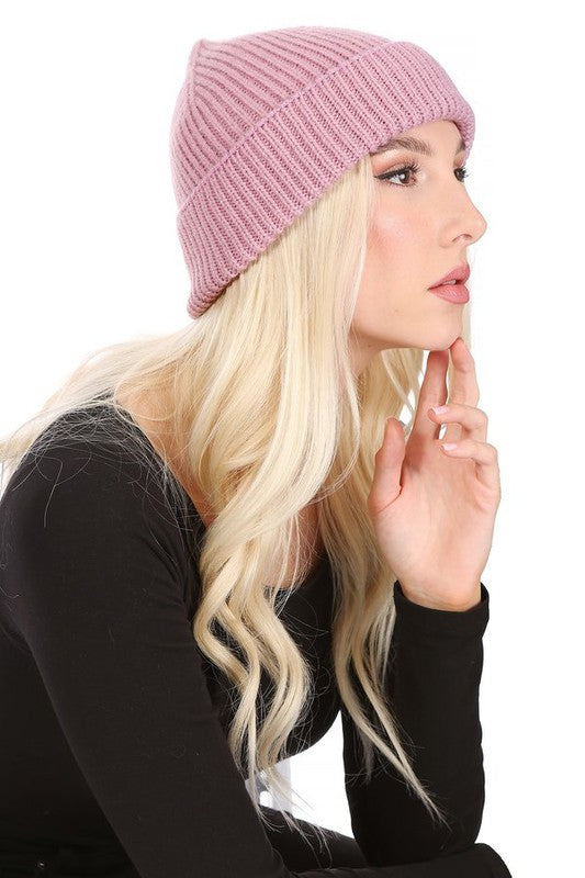 Casual Cool Color Toned Knitted Beanie Hat