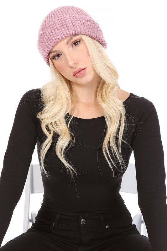 Casual Cool Color Toned Knitted Beanie Hat