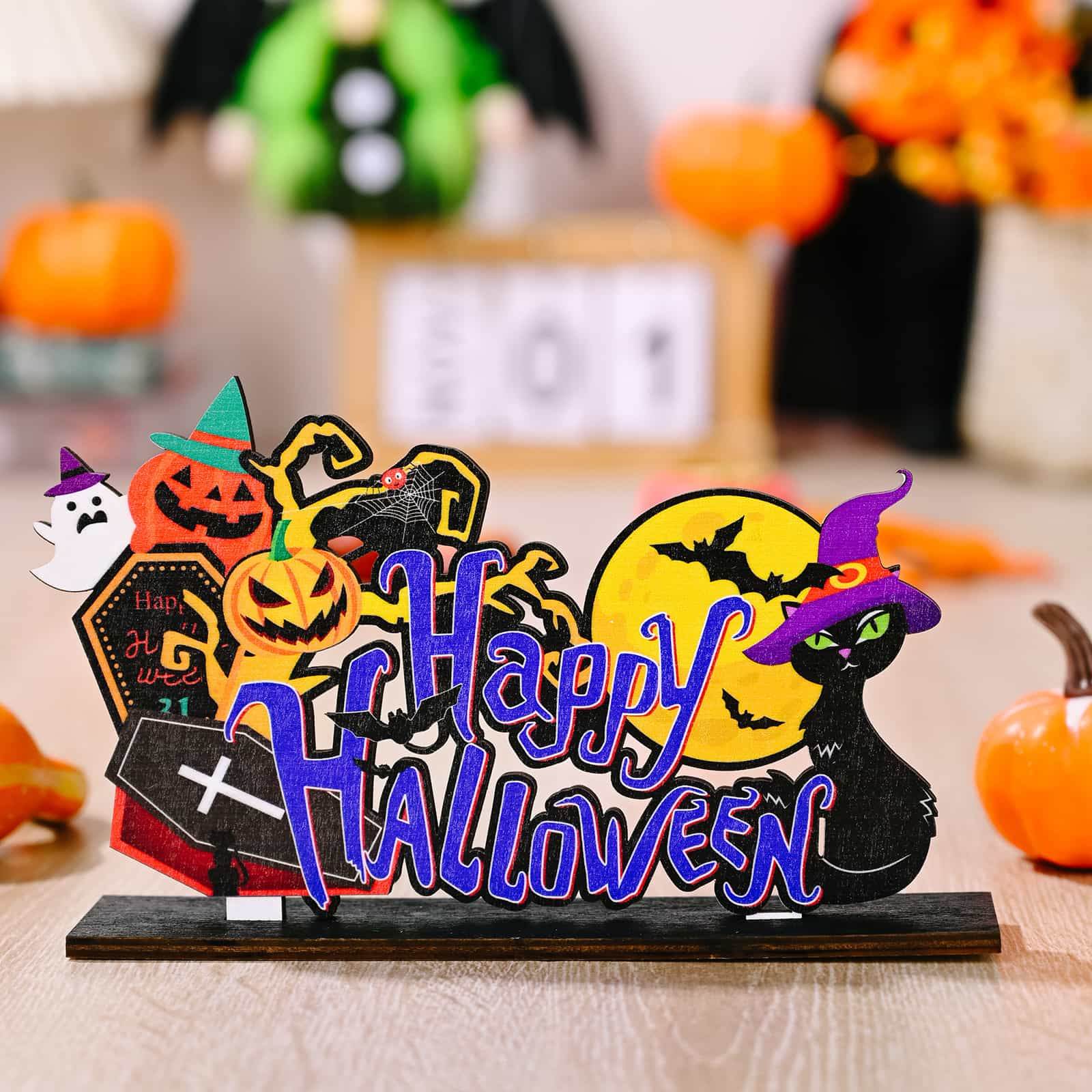 Assorted 2-Piece Halloween Element Ornaments - Fashions Envy
