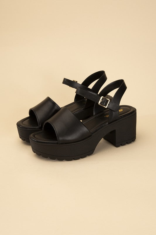Ankle Strap Platform 2.8" Heel Sandals
