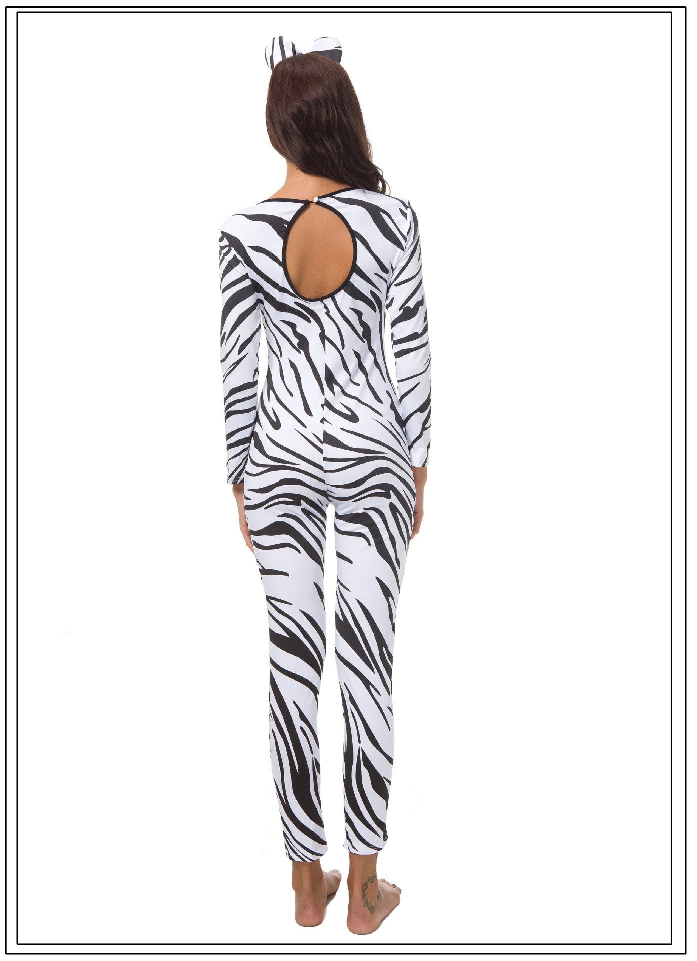 Animal Print Jumpsuit - Sexy Halloween Cosplay Costume