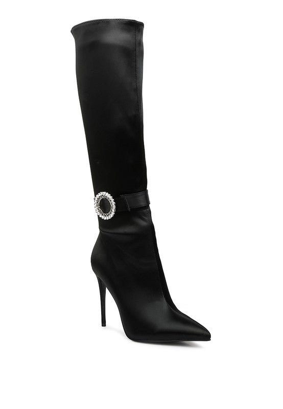Lovestruck Side Zipper High Calf Boots