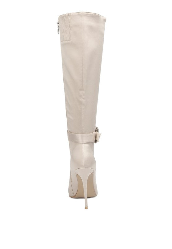 Lovestruck Side Zipper High Calf Boots