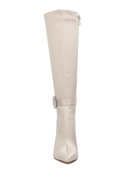 Lovestruck Side Zipper High Calf Boots