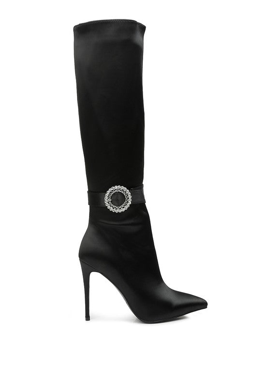 Lovestruck Side Zipper High Calf Boots