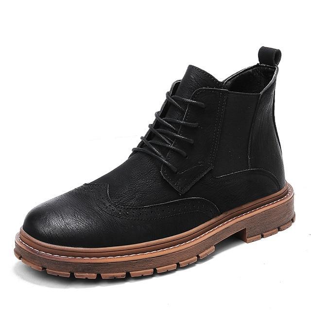 El Capo Leather Genuine Leather Boots