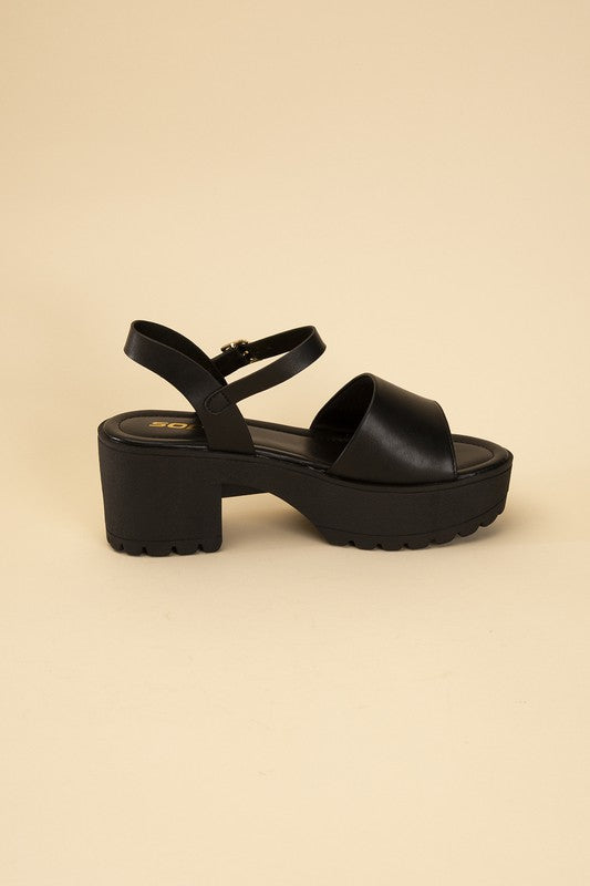 Ankle Strap Platform 2.8" Heel Sandals