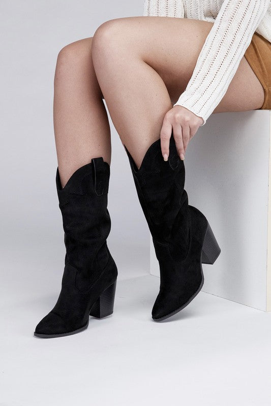 Effortless Chic Akito Knee High Heel Boots