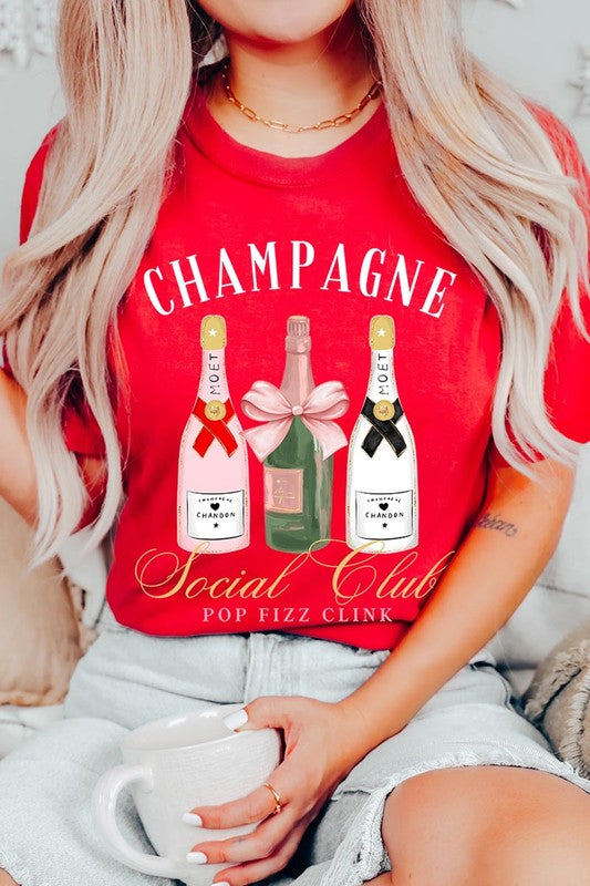 Champagne Social Club Graphic Short Sleeve T-Shirt