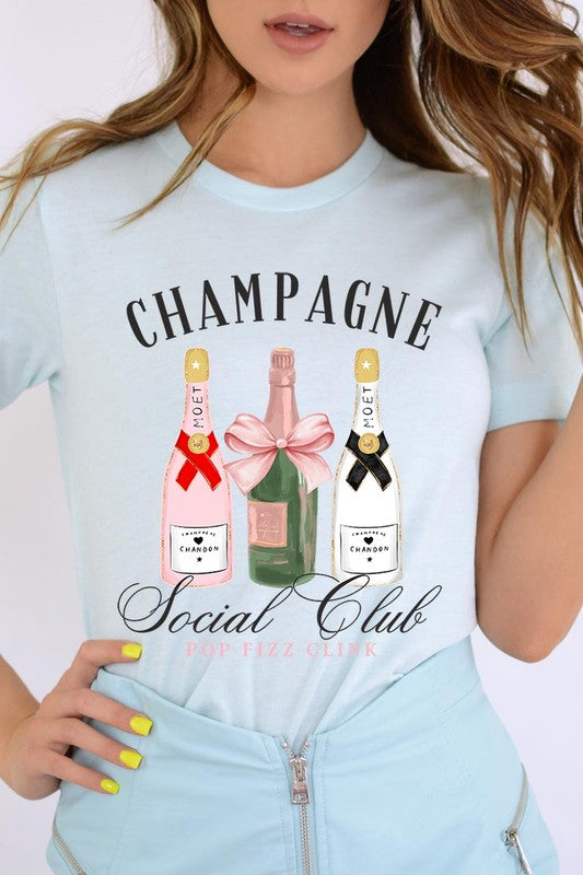 Champagne Social Club Graphic Short Sleeve T-Shirt