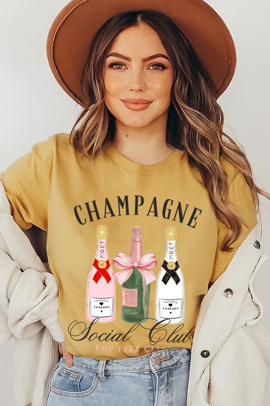 Champagne Social Club Graphic Short Sleeve T-Shirt