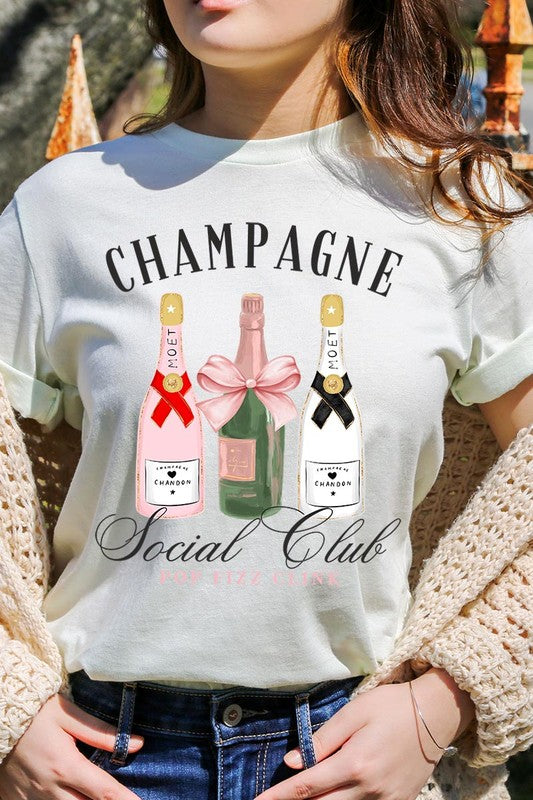 Champagne Social Club Graphic Short Sleeve T-Shirt