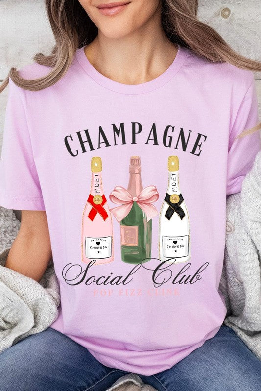 Champagne Social Club Graphic Short Sleeve T-Shirt